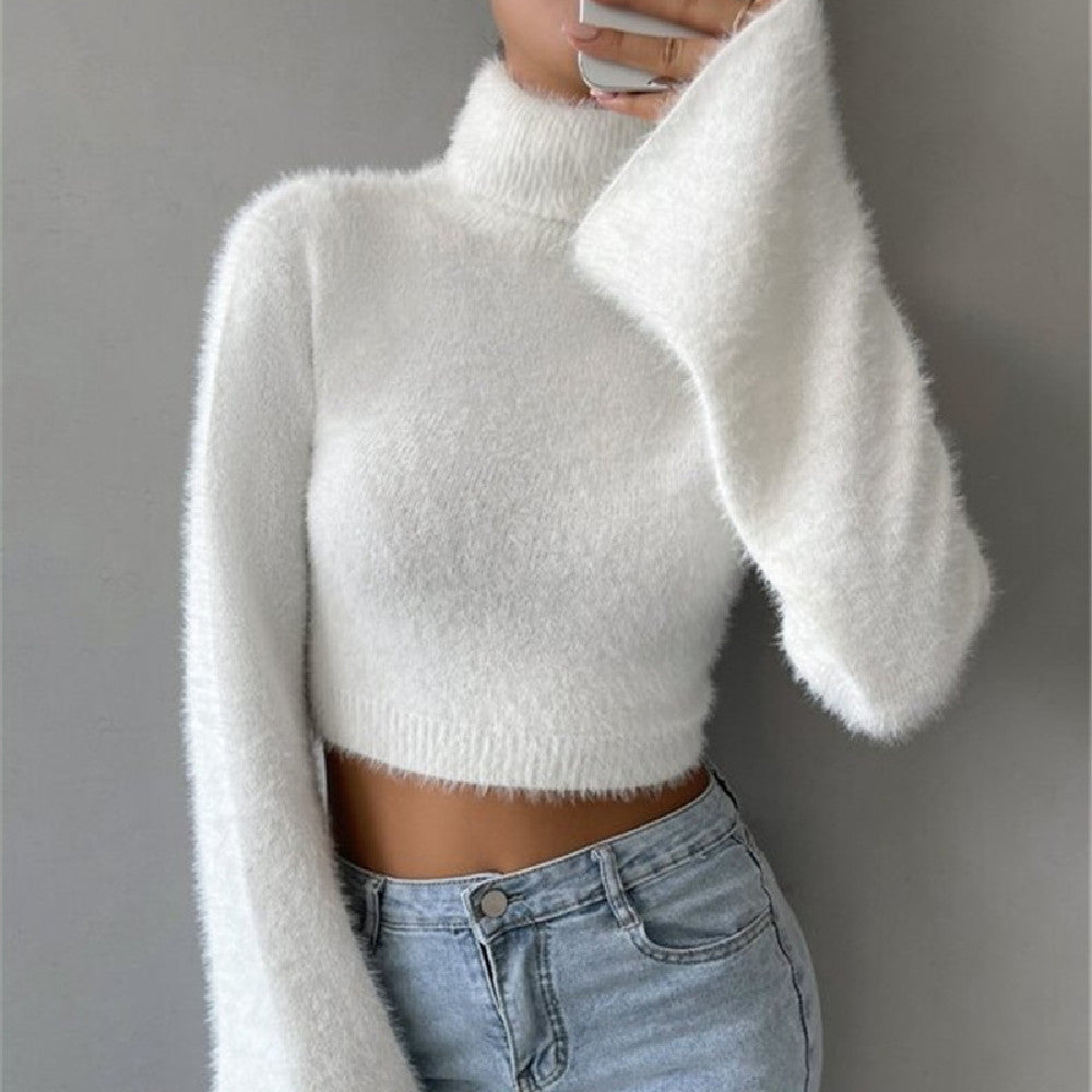 Eleganter Rollkragenpullover für Damen